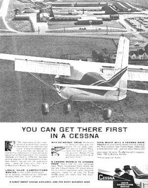 Cessna Ad, 1959, TIME Magazine